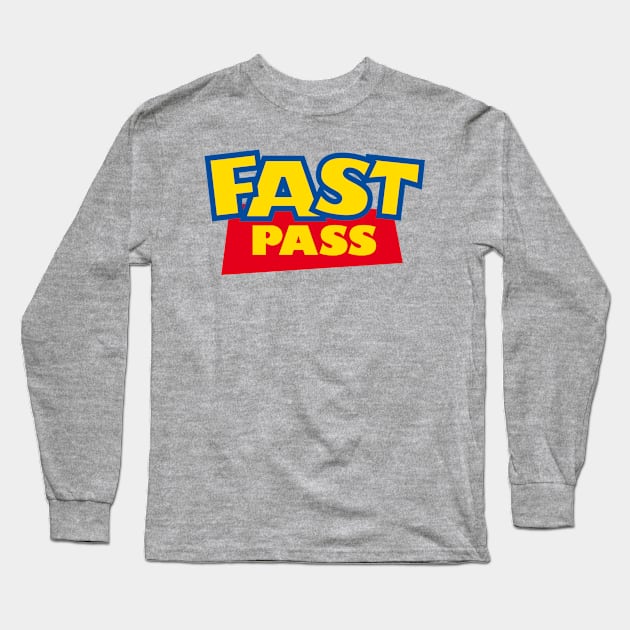 Fast Pass Story Long Sleeve T-Shirt by Oswaldland